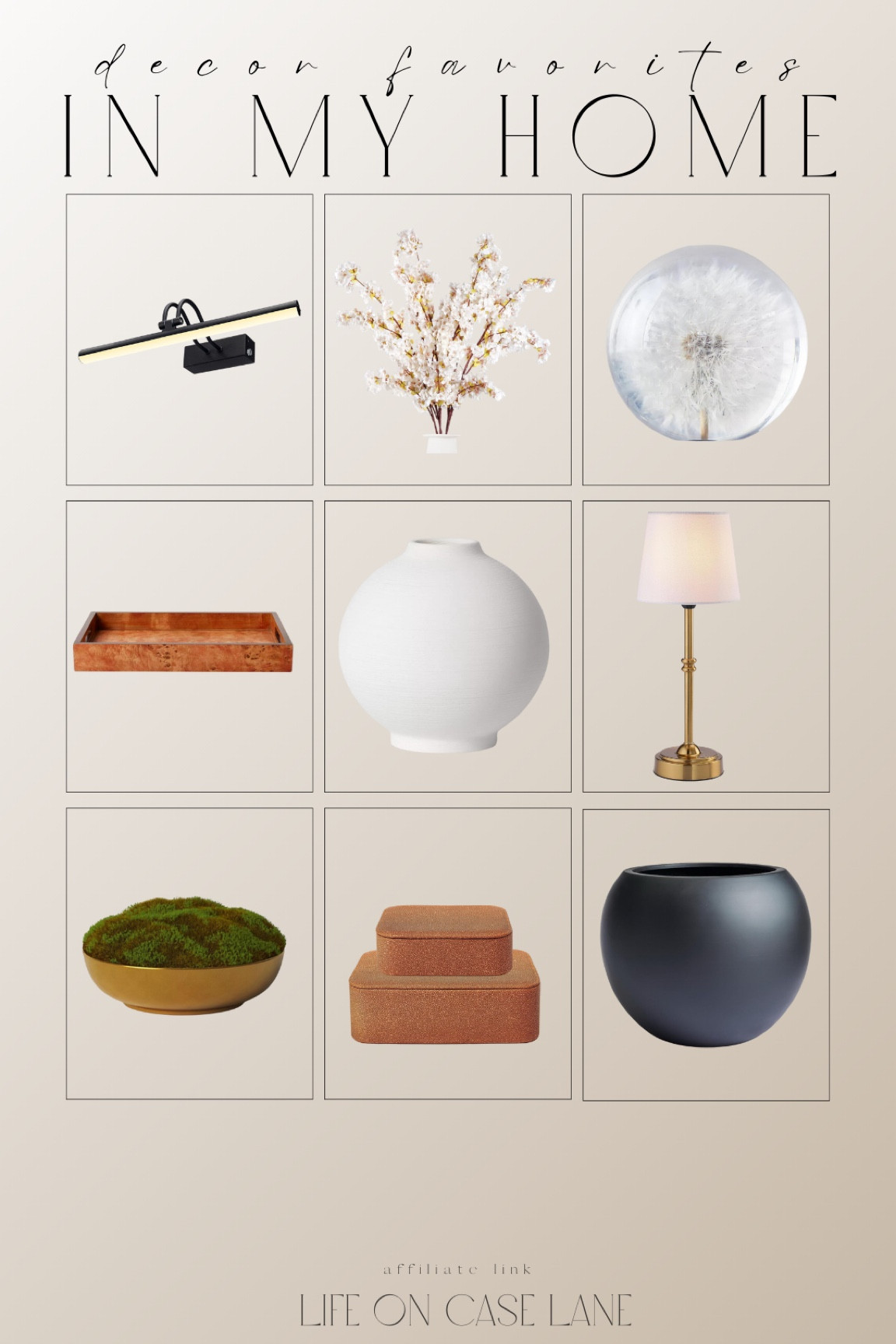 Decor favorites in my home, shelf styling, home decor, faux flowers, battery powered picture light, cordless lamp, large planter, decor boxes, vase, tray, coffee table styling

#LTKMostLoved #LTKhome