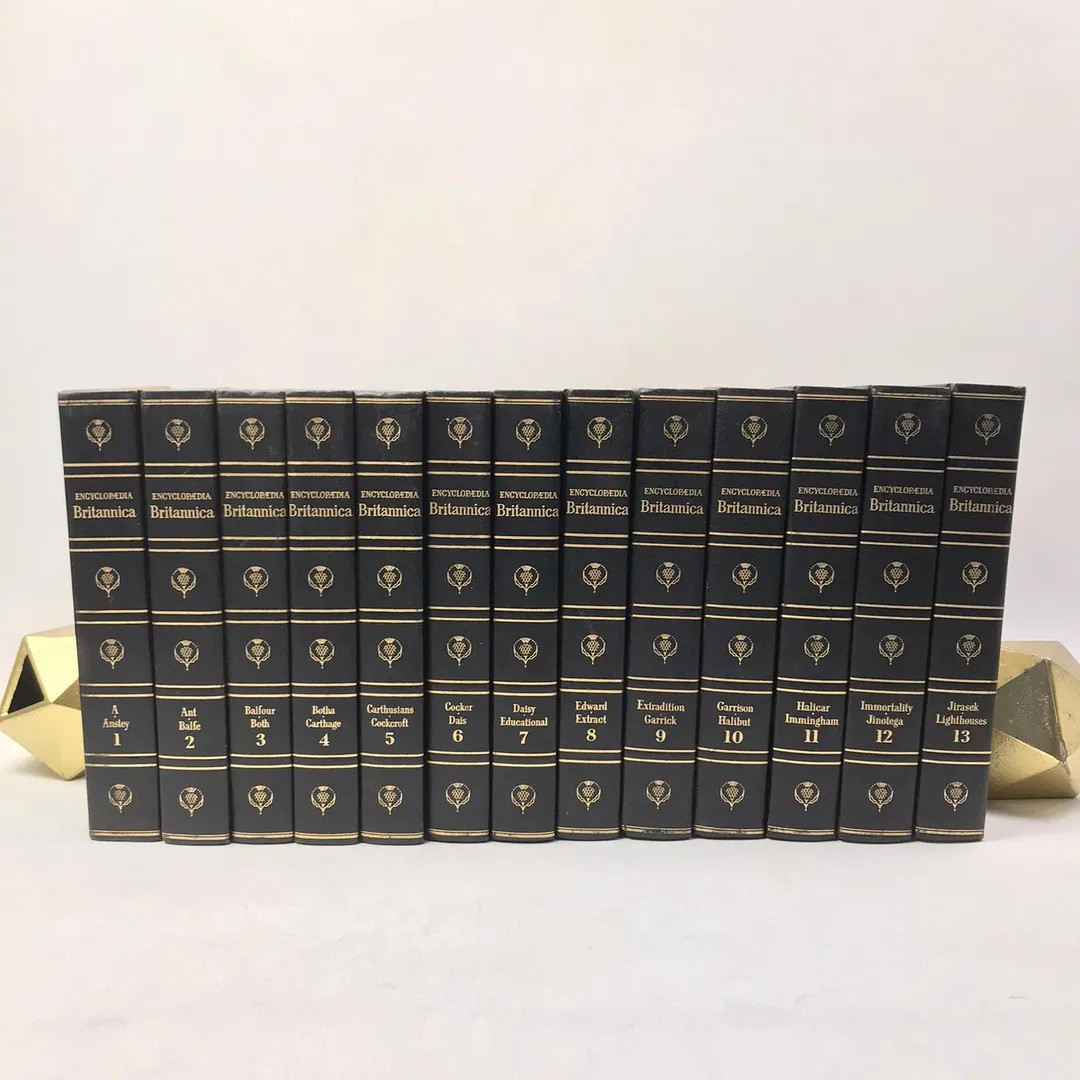 Encyclopedia Britannica Complete 24 Volume Set Literature Geography History 1972 | Etsy (US)