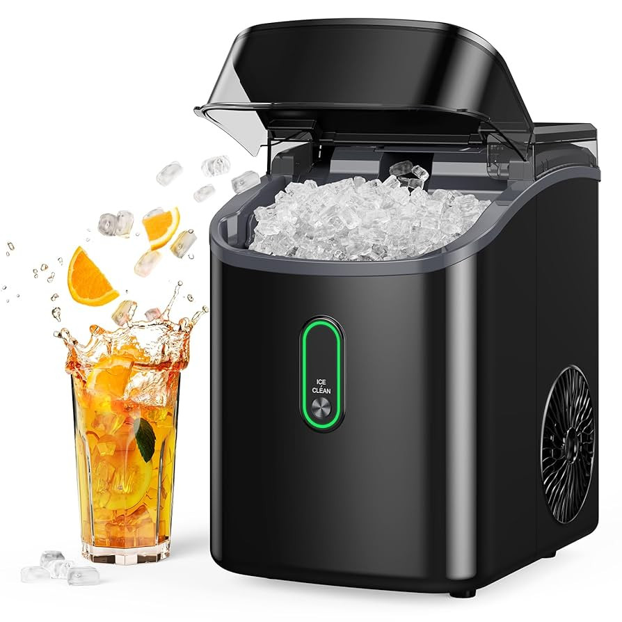 Silonn Nugget Ice Makers Countertop with Soft Chewable Ice, Portable Sonic Ice Machine with Crush... | Amazon (US)