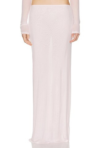 Sheer Knit Layered Maxi Skirt | FWRD 