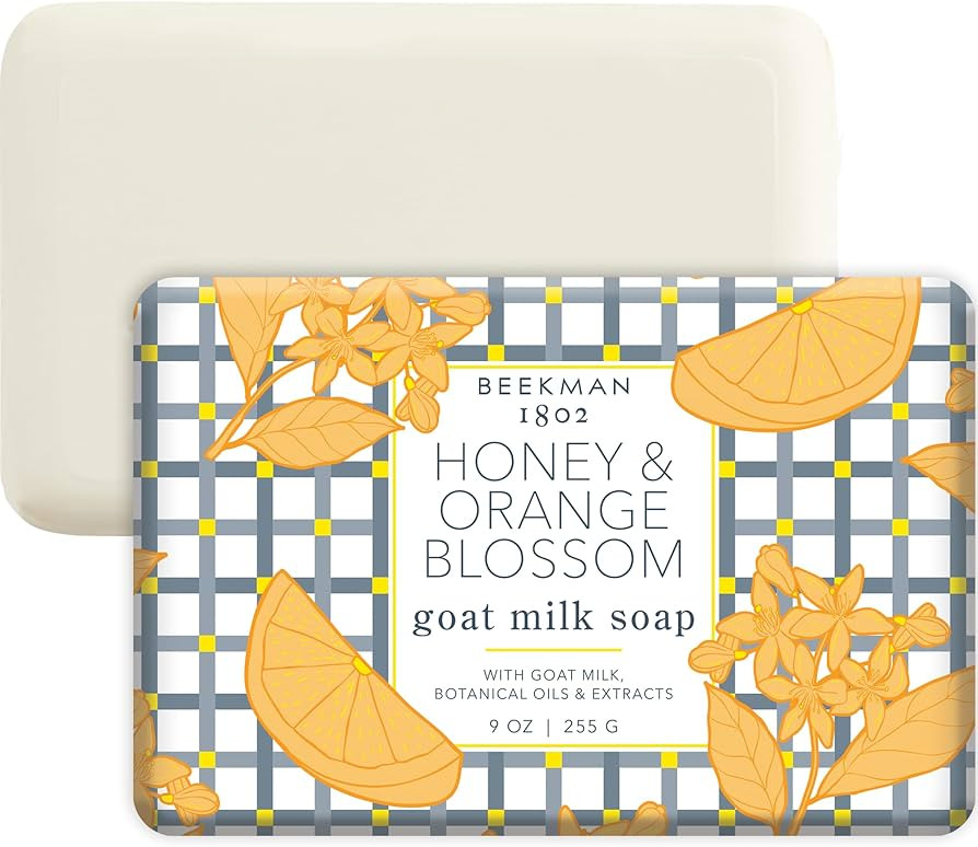 Beekman 1802 Goat Milk Soap – Moisturizing Hand & Body Soap Bar with Shea Butter & Botanical Oi... | Amazon (US)
