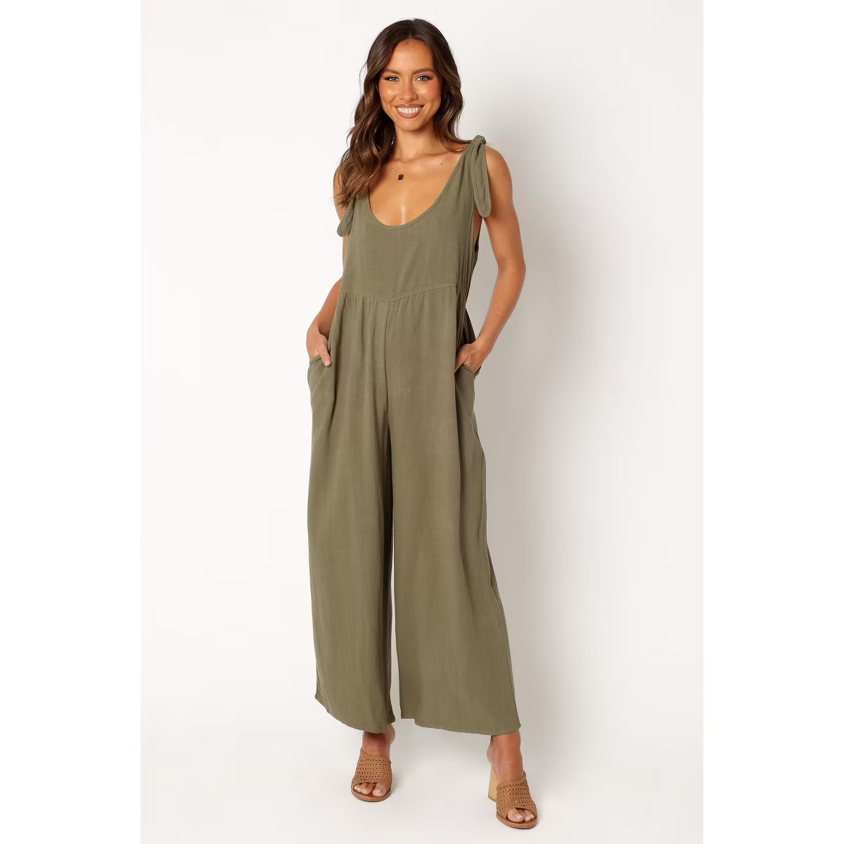 Petal and Pup Womens Ayla Linen Jumpsuit | Target