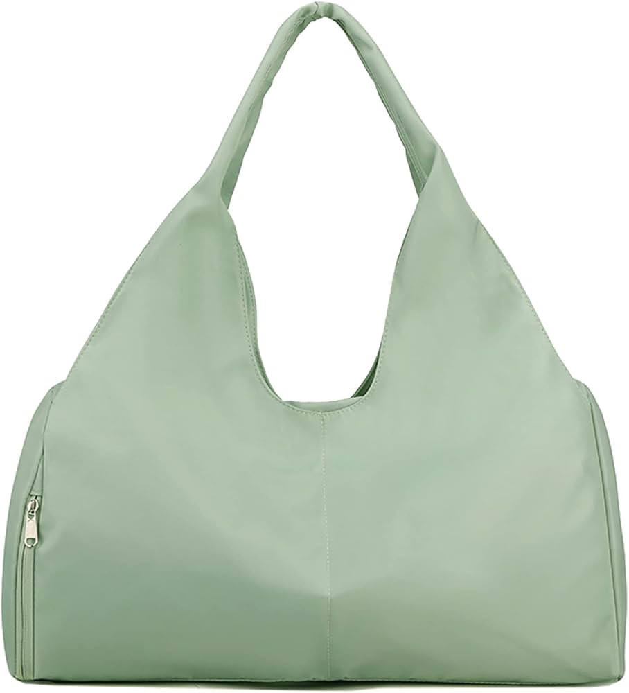 Forestfish Duffel Bag Gym Totes with Dry Wet Pocket & Shoes Compartment for Women and Men (Green) | Amazon (US)