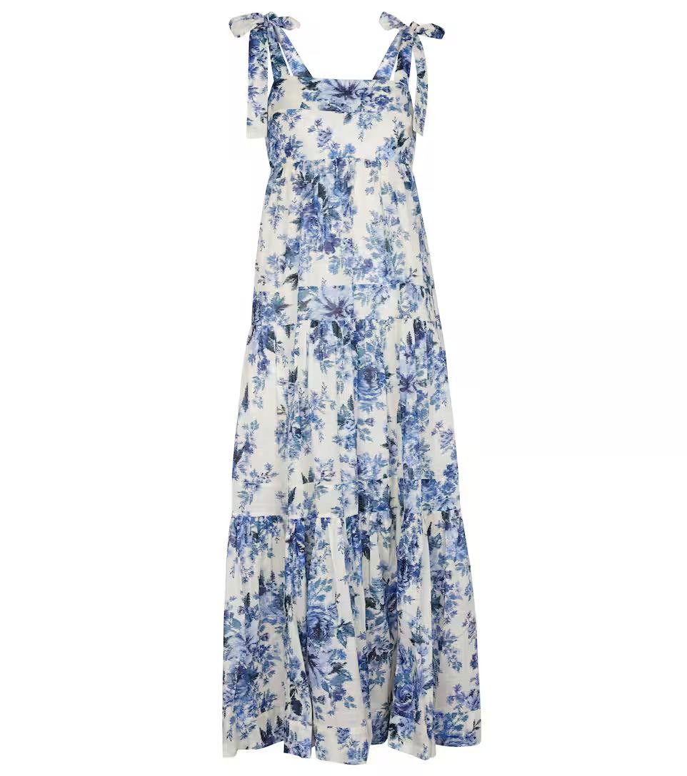 Aliane floral cotton voile midi dress | Mytheresa (US/CA)