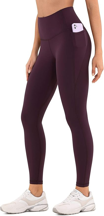 CRZ YOGA Womens Butterluxe Workout Leggings 25" / 28'' - High Waisted Gym Yoga Pants with Pockets... | Amazon (US)