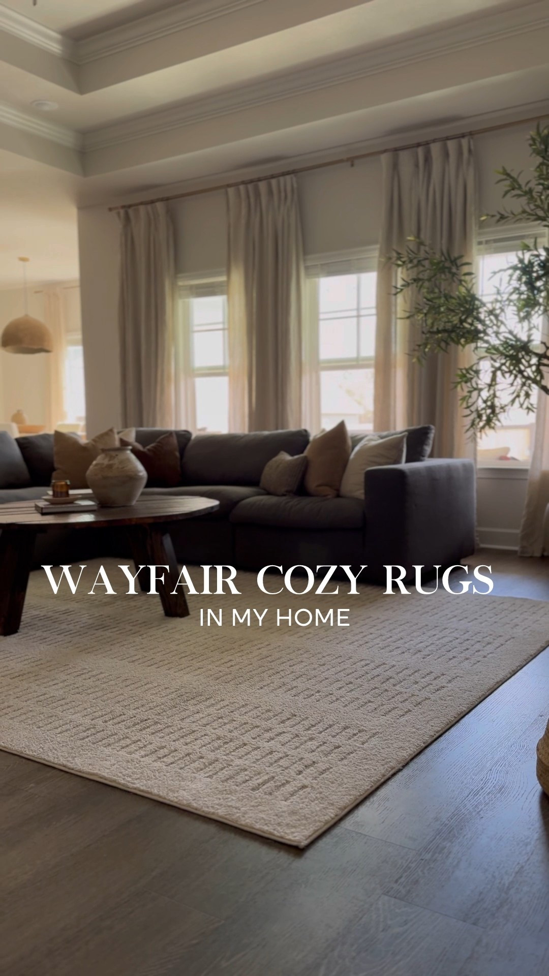 Wayfair cozy rugs in our home 
#wayfaircreator #wayfairpartner #wayfairrugs #loloirugs 

#LTKHoliday #LTKSaleAlert #LTKHome