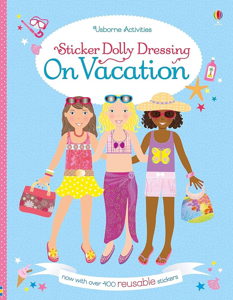 Sticker Dolly Dressing On Vacation: A Globetrotting Sticker Adventure With Dress-Up Fun For Kids ... | Amazon (US)