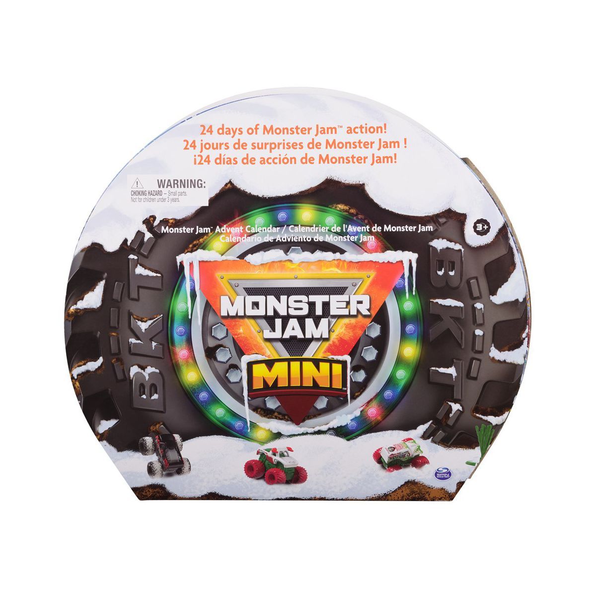 Monster Jam Mini Holiday Advent Calendar, 24 Days of Mini Monster Trucks and Accessories, 1:87 Sc... | Target