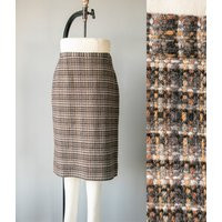 1970S Pencil Skirt Pendleton Wool Plaid M | Etsy (US)