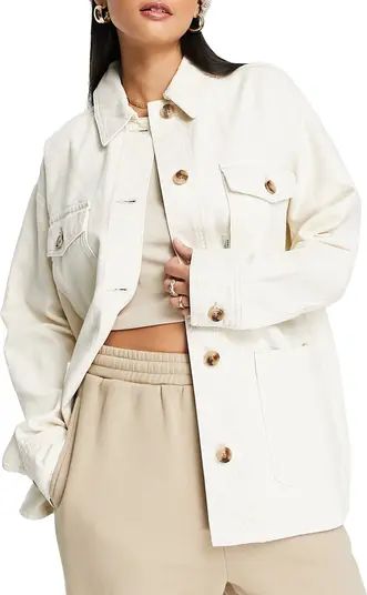 Oversize Cotton Shacket | Nordstrom