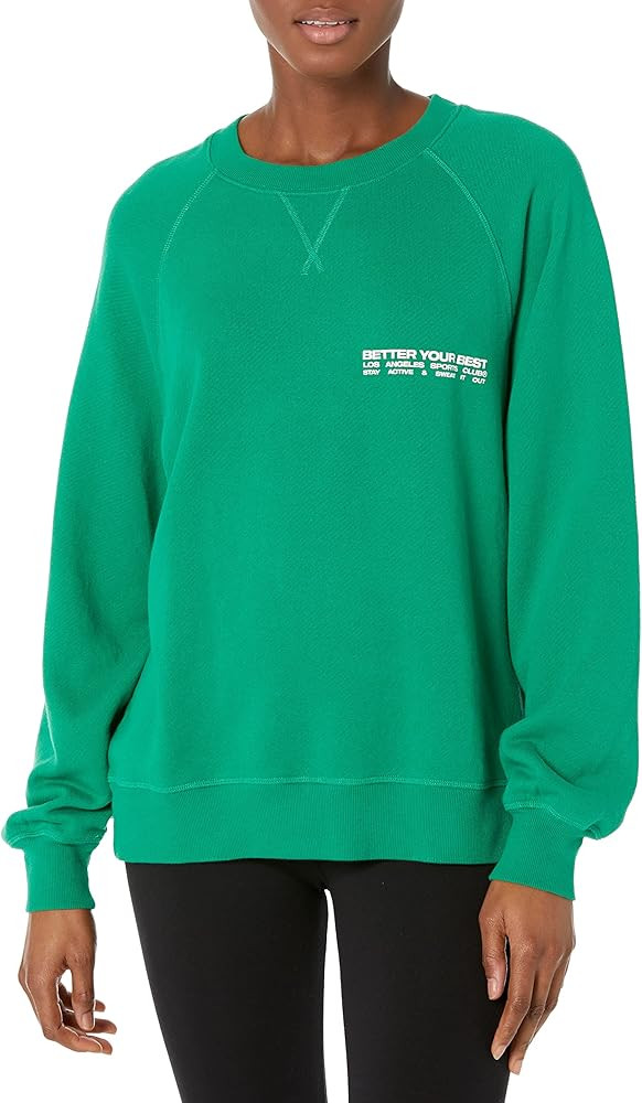 Bandier x Sincerely Jules The Juniper Crew Neck Sweatshirt | Amazon (US)