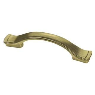 Liberty Step Edge 3 or 3-3/4 in. (76 or 96mm) Antique Brass Dual Mount Cabinet Drawer Pull P18949... | The Home Depot