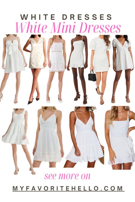 White mini dress, white dress, white dress mini, mini white dresss

#LTKFestival #LTKParties #LTKWedding