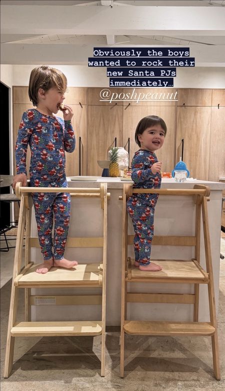 Matching Christmas PJs for the boys from posh peanut + their kitchen tower! 

#LTKGiftGuide #LTKHoliday #LTKSeasonal