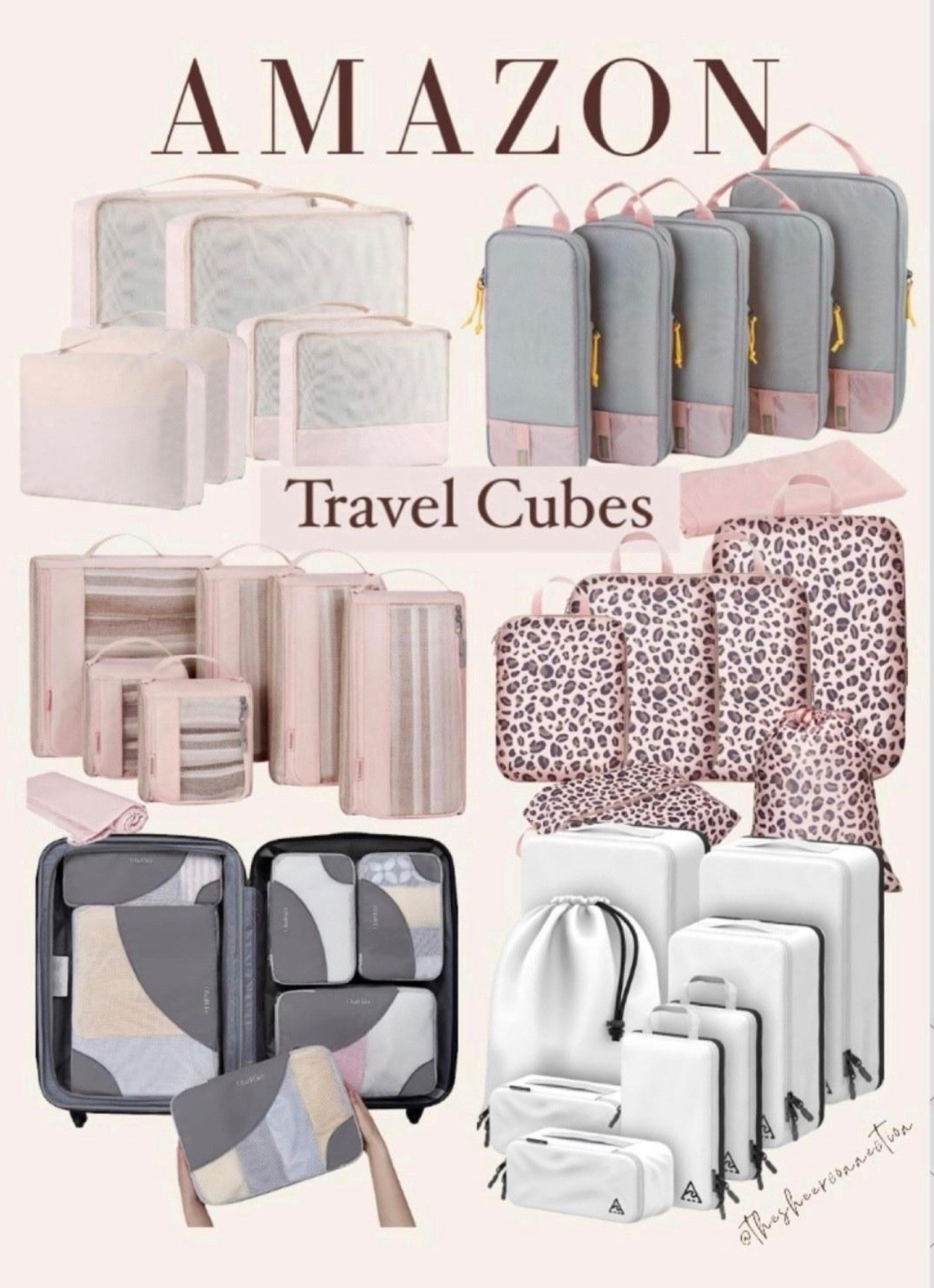 Travel cubes and travel pouches. #travel
