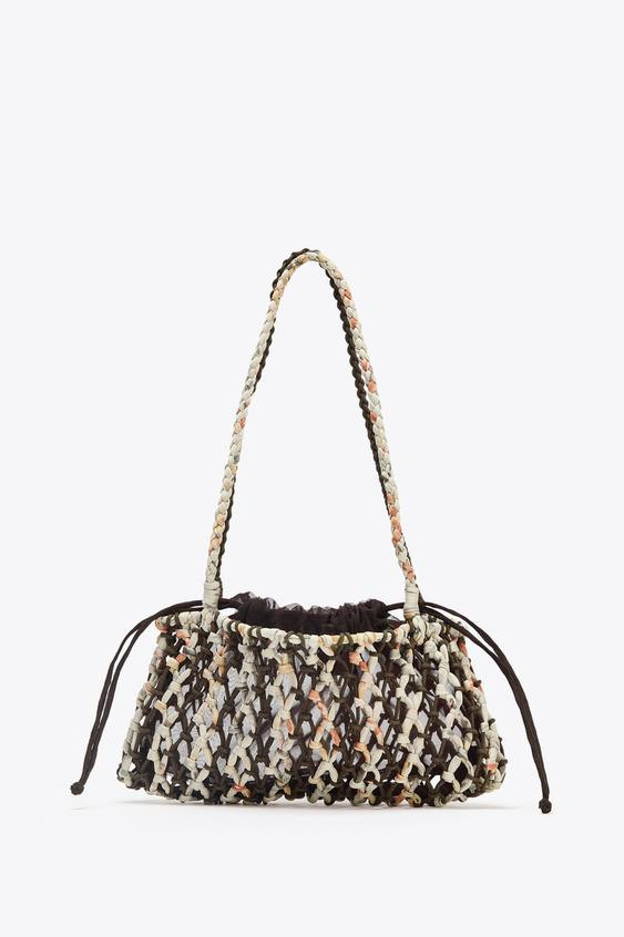 BRAIDED KNIT MINI BAG | Zara AU