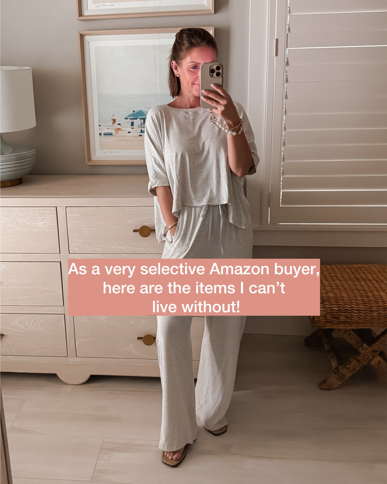 Amazon favorites I can’t live without! Wearing the size Small in the gray lounge set / Small swimsuit coverup set / Mascara: brown

#LTKOver40 #LTKBeauty #LTKPetite