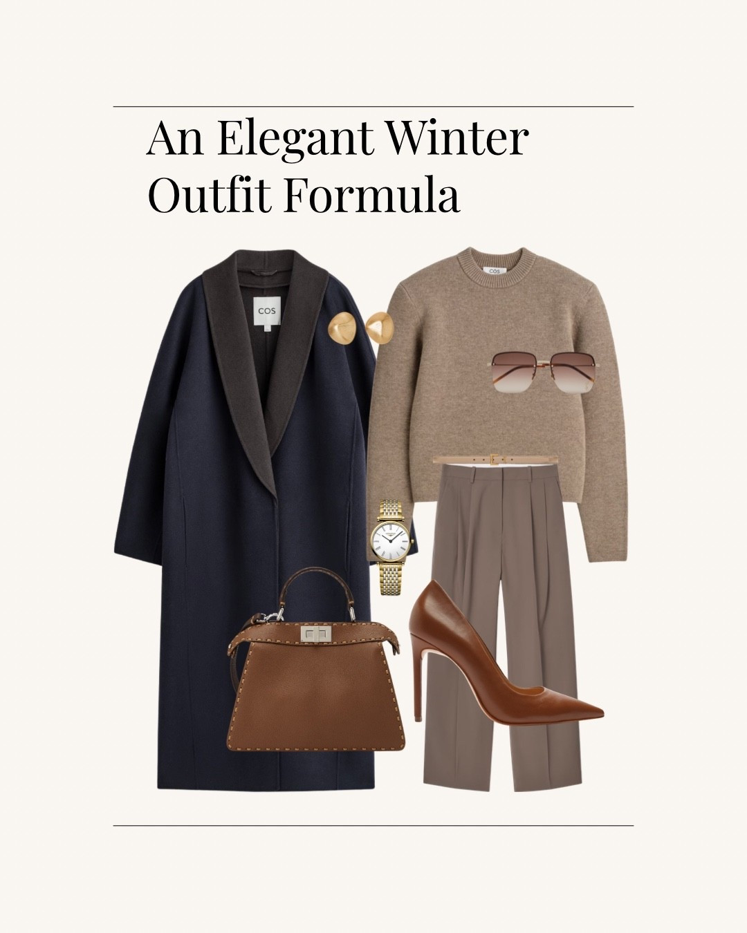 This is one of my reliable winter outfit formulas. My go-to winter look for everyday elegance.
Structured coat, soft knit, tailored trousers, minimal accessories. Perfect for work wear, business meetings, or everyday elegance.

High-end where structure matters.
Affordable where basics do the work intention. 
Save this formula for winter dressing 🤍

#LTKSeasonal #LTKOver40 #LTKWorkwear