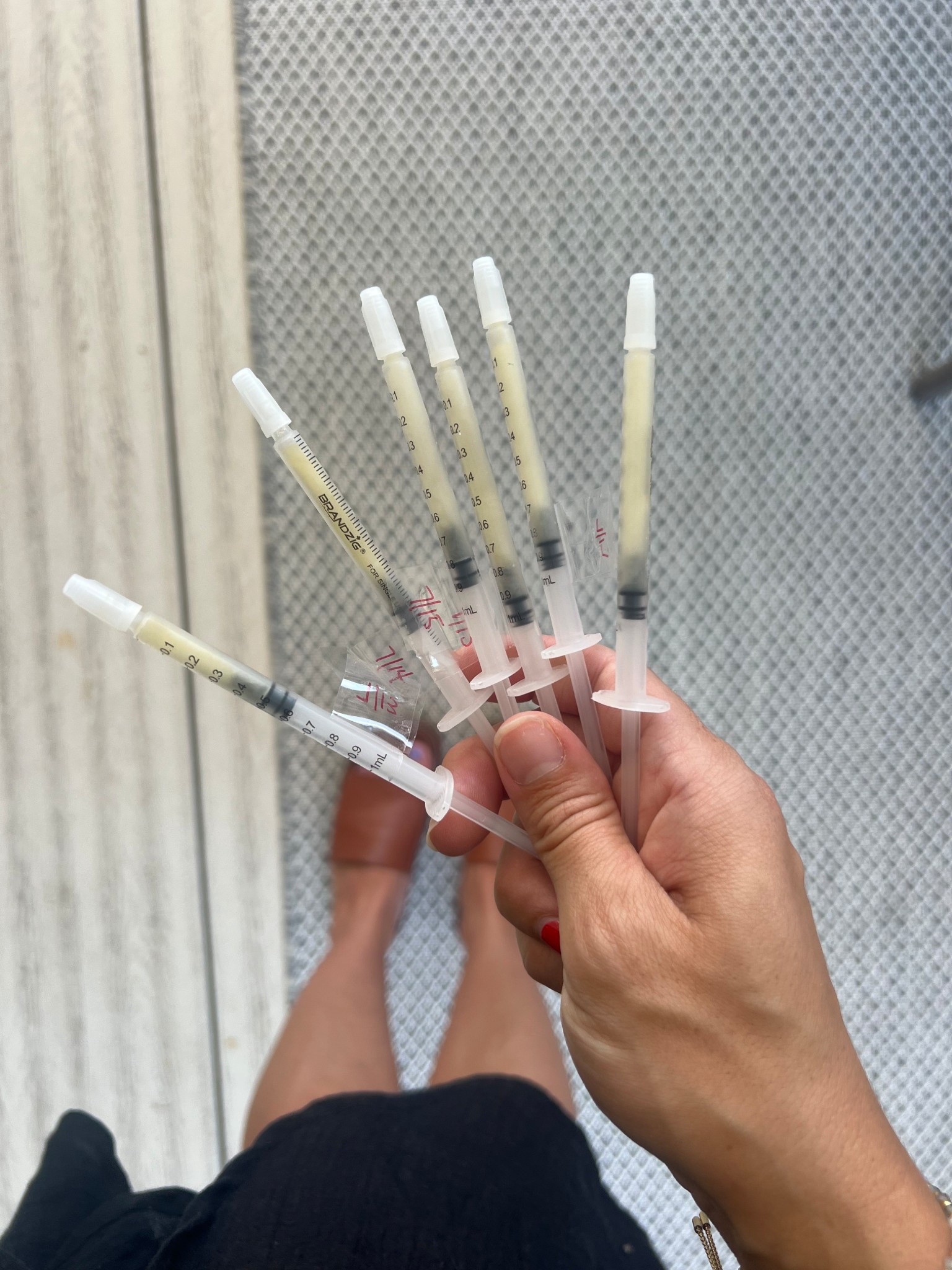 Small syringes for collecting colostrum! 

#LTKKids #LTKBump #LTKBaby