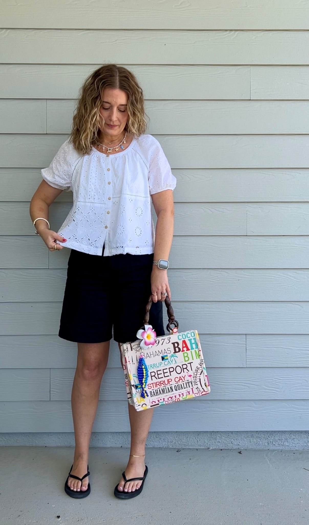 My favorite blouse and shorts! 

#LTKOver40 #LTKSaleAlert