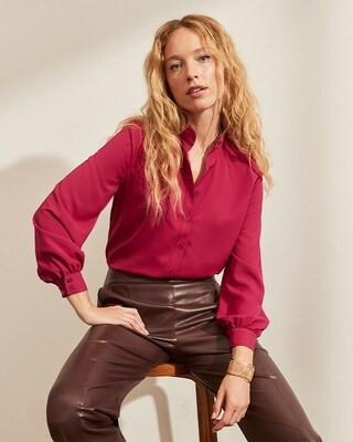 Gathered Long Sleeve Tunic | Chico's