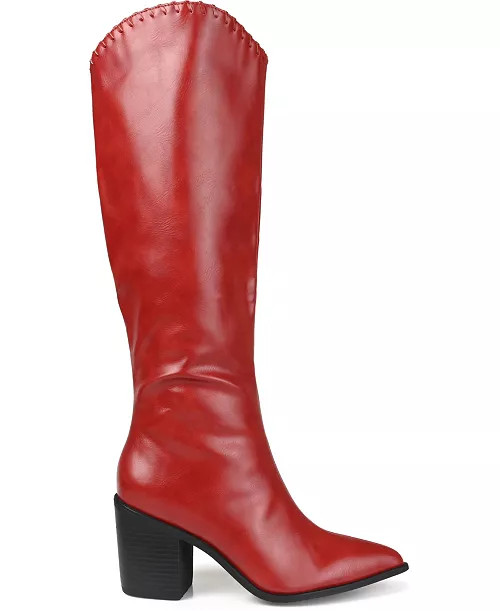 Women's Daria Wide Calf Cowboy Knee High Boots | Macy's