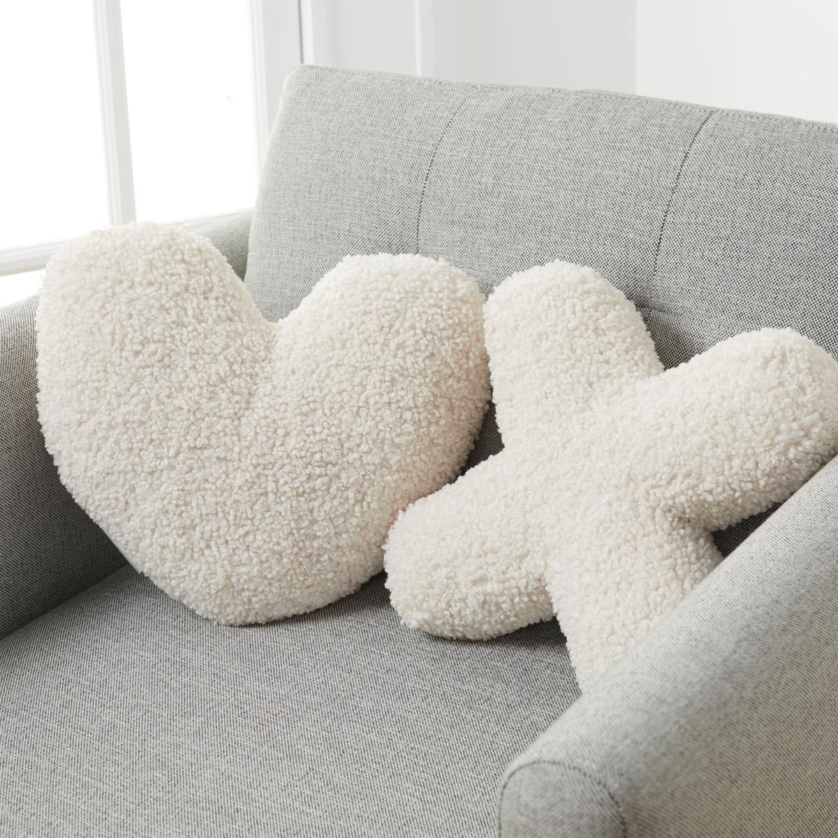 Emryn House Teddy Fur Hugs & Kisses Pillow Set | HSN