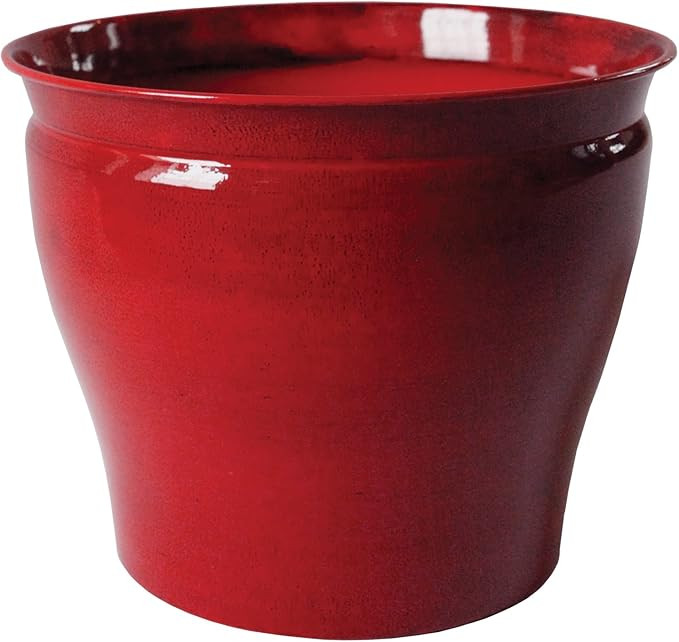 Robert Allen Home & Garden MPT01596 Avery Classic Ironstone Metal Planter Flower Pot, 6 inch, Aut... | Amazon (US)