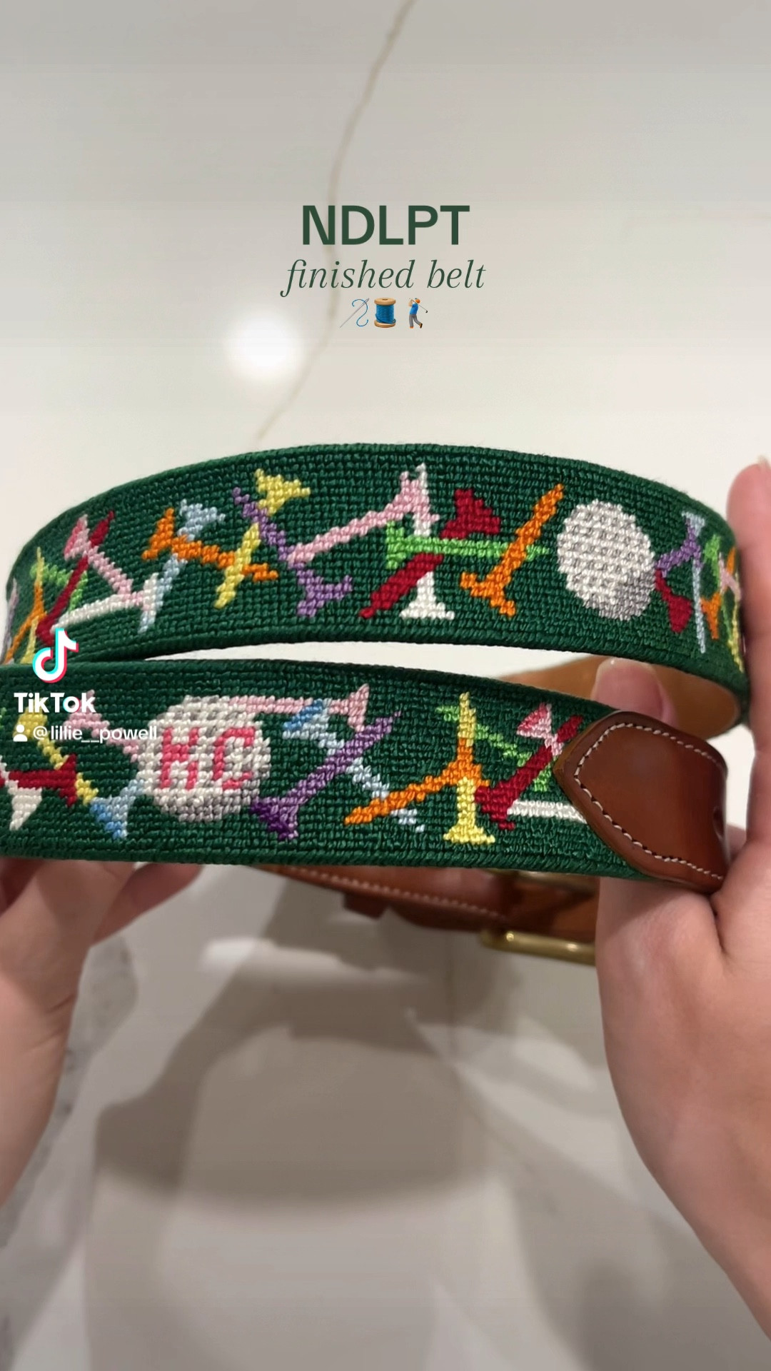 Finished belt !!! Obsessed with how this turned out 💙

#LTKGiftGuide #LTKmens #LTKHoliday