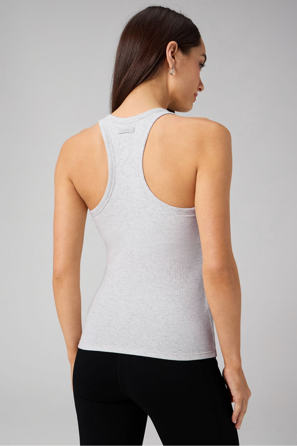 Modal Rib High Neck Built-In Bra Tank | Fabletics