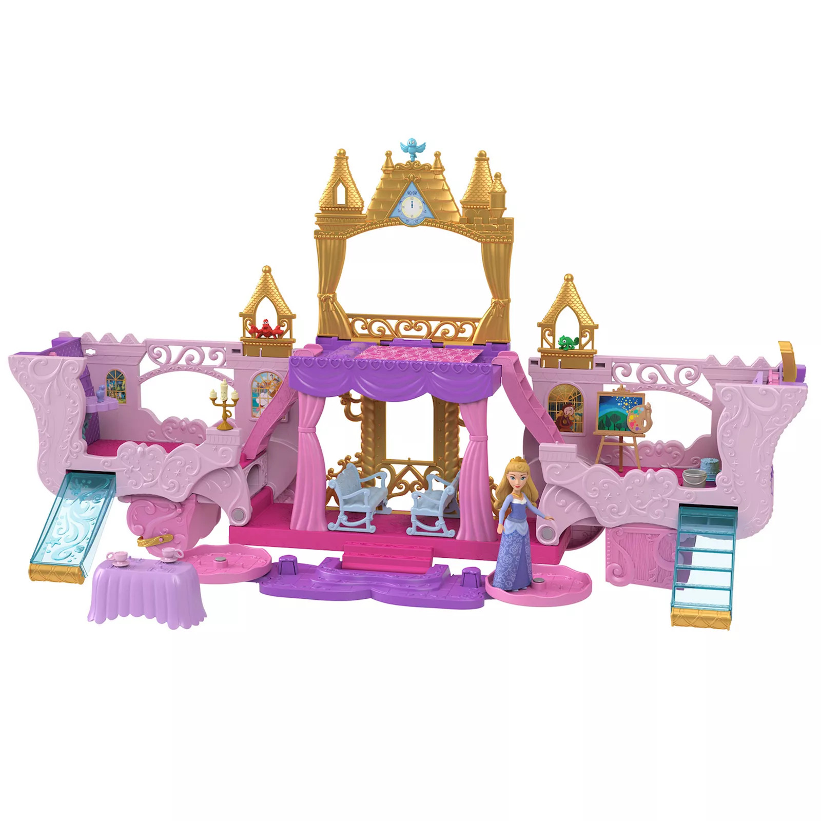 Disney's Sleeping Beauty Aurora Carriage to Castle Transforming Playset, Multi | Kohl's