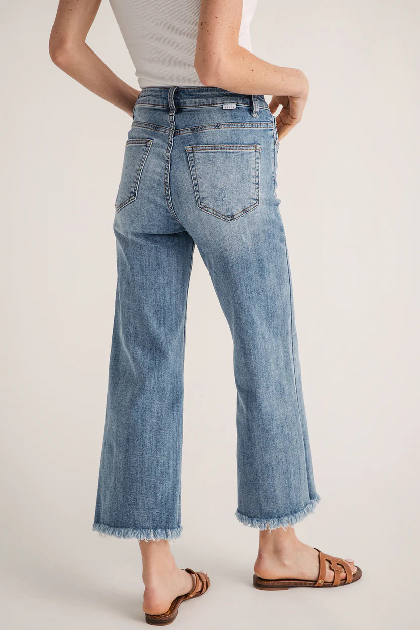 Risen Lighter Days Cropped Jeans | Social Threads