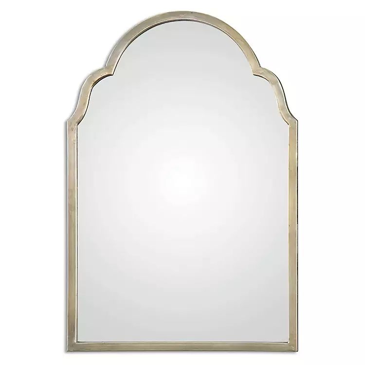Silver Metal Arched Mirror | Kirkland's Home