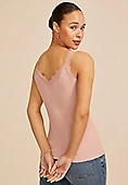 Scalloped Lace Trim Tank Top | Maurices