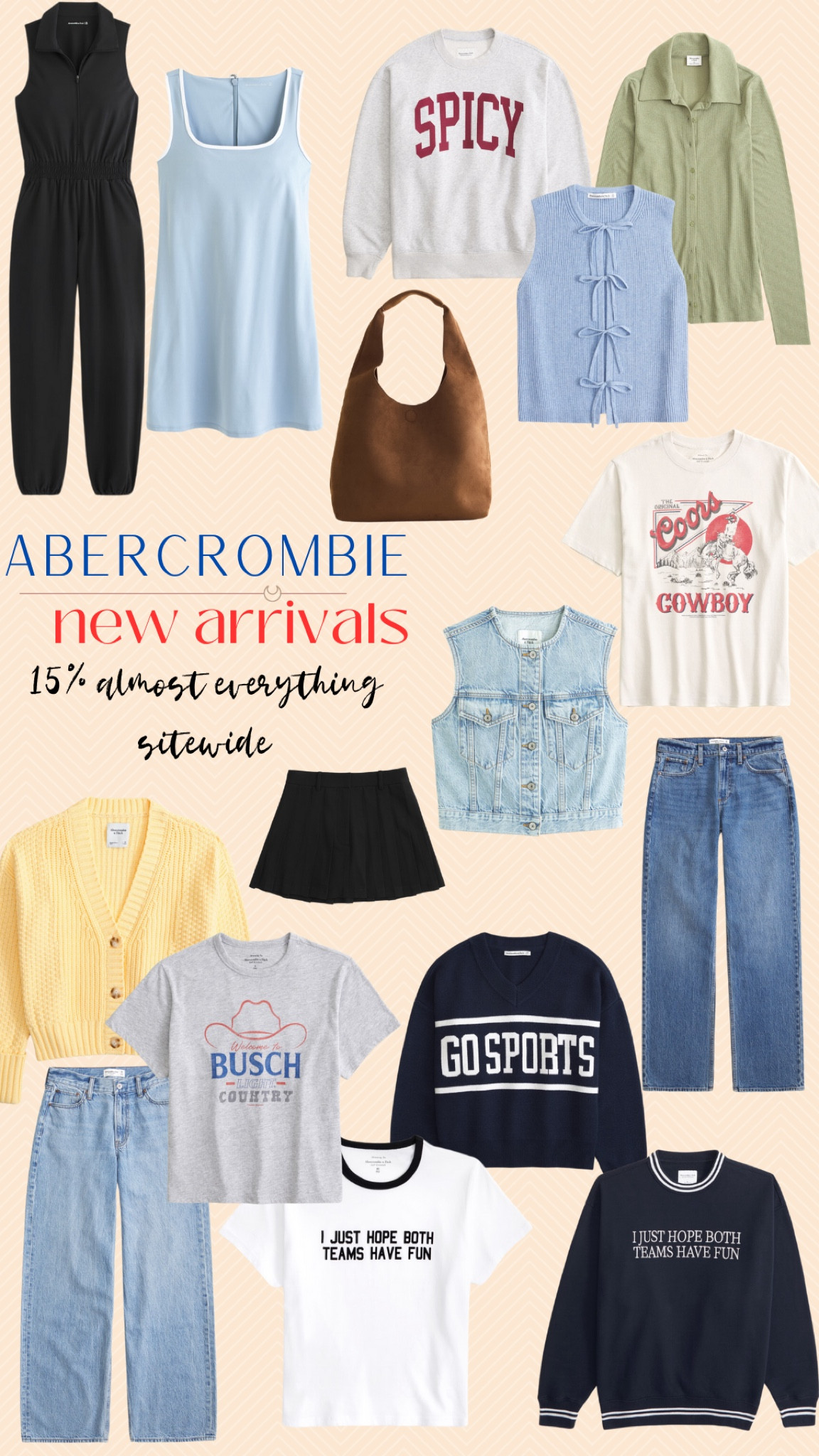 Abercrombie New Arrivals: 15% off almost everything site wide! 🤍







Abercrombie, Abercrombie Finds, Sale, Fall Fashion, Fashionn

#LTKFallSale #LTKItBag #LTKSaleAlert