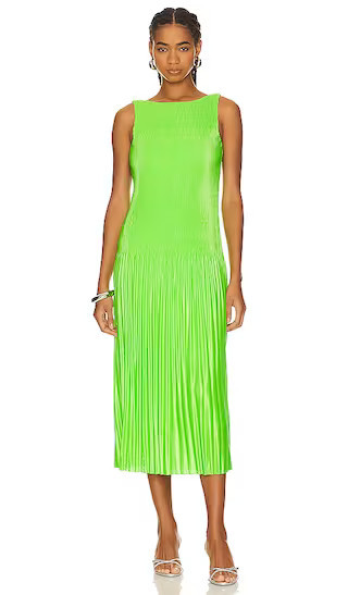 lime green dress with flowers Badgley Mischka Strapless Floral Print Column Gown Dress main image 0