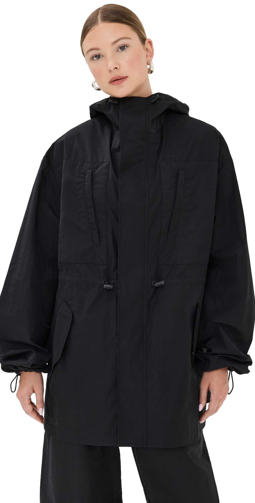 WARDROBE. NYC Beach Parka Black XS | Shopbop