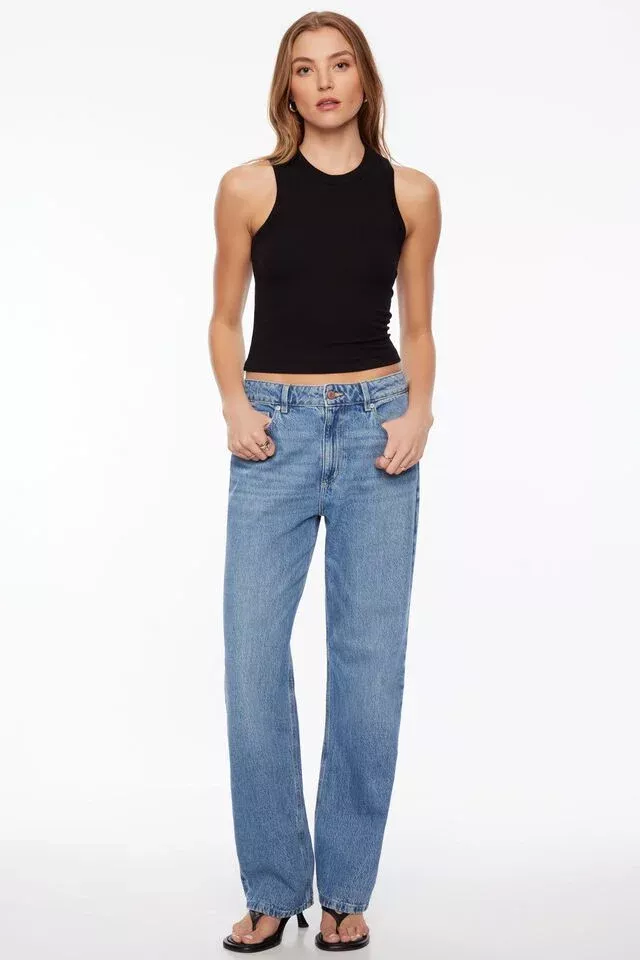 Amber Mid Rise Cuffed Slim Fit Jeans - Tennessee Jane