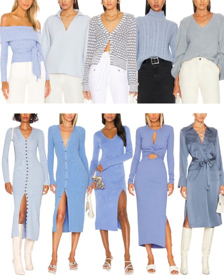 Winter blue sweaters and dresses ❄️ One of the best hues to brighten up a gloomy cold day!



blue sweater, blue off the shoulder sweater, blue v-neck sweater, blue cardigan, blue turtleneck, revolve sweater, blue knit dress, blue sweater dress, blue cardigan dress, blue dress, winter blue dress, blue dresses, blue date night dress, blue going out tops, spring transition, transition style 

#LTKstyletip #LTKSeasonal #LTKunder100