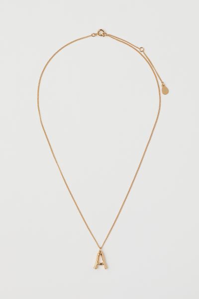 Gold-plated Pendant Necklace | H&M (US + CA)