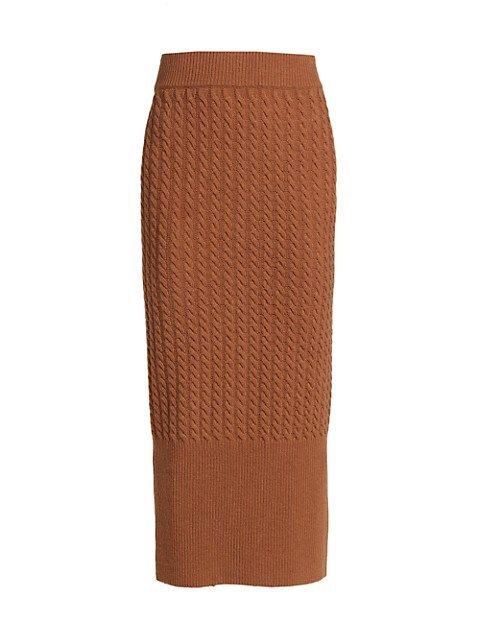 Renata Cable Knit Tube Skirt | Saks Fifth Avenue