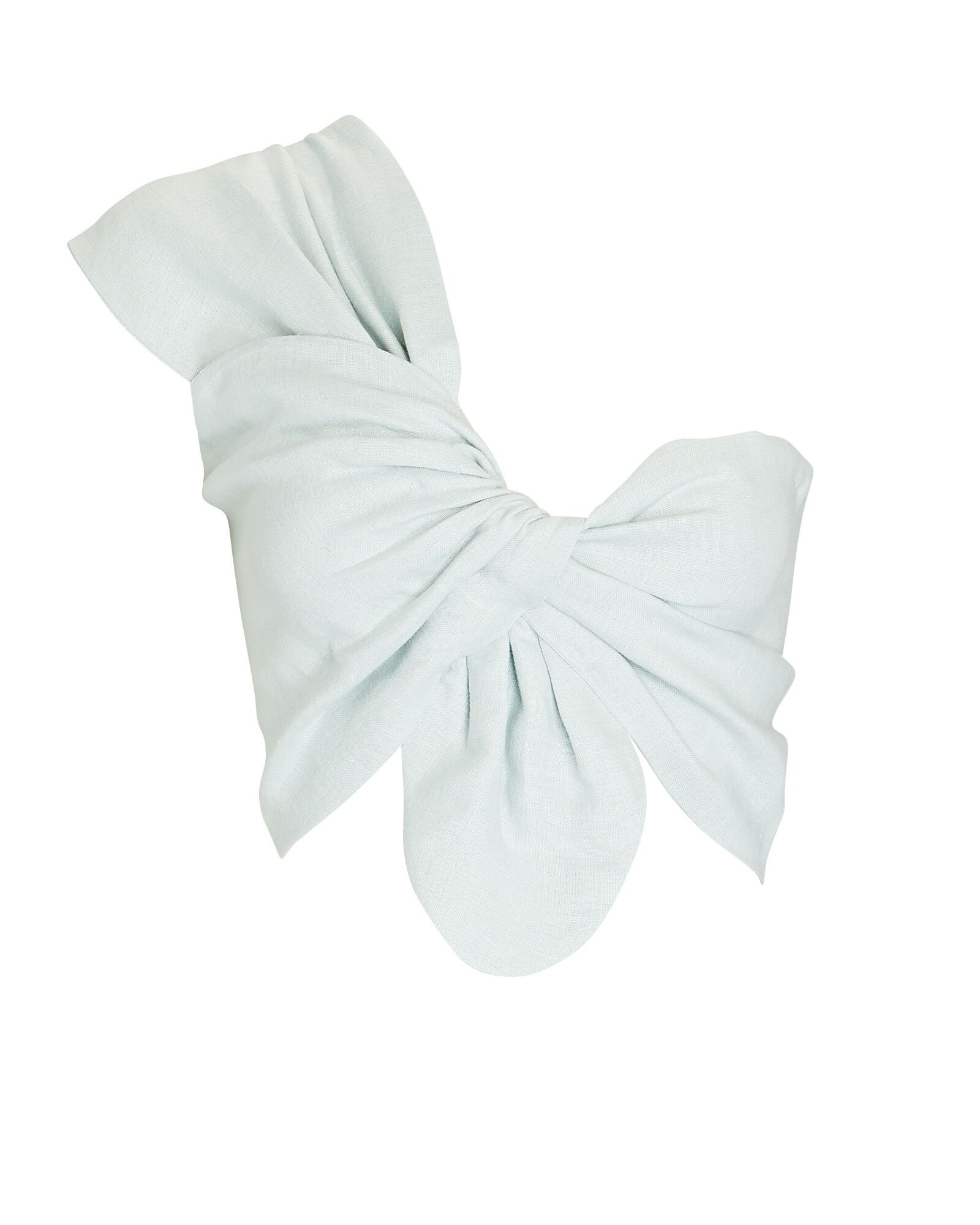 Sol Knotted One-Shoulder Crop Top | INTERMIX