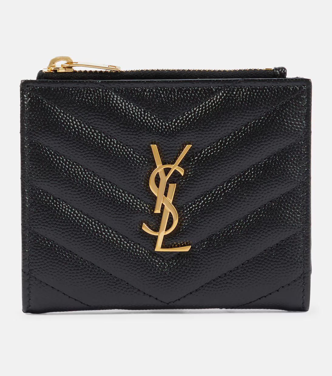 Monogram zipped leather wallet | Mytheresa (UK)