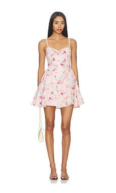 ASTR the Label Birdie Dress in Pink Floral from Revolve.com | Revolve Clothing (Global)