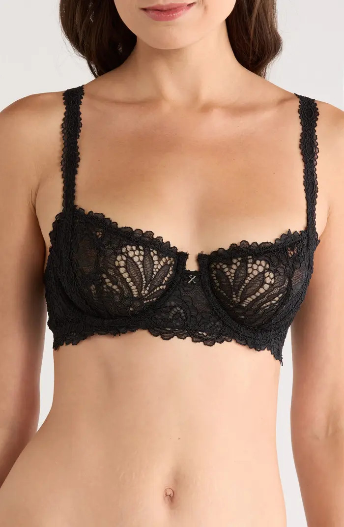 SAVAGE X FENTY Romantic Corded Lace Unlined Underwire Bra | Nordstrom | Nordstrom
