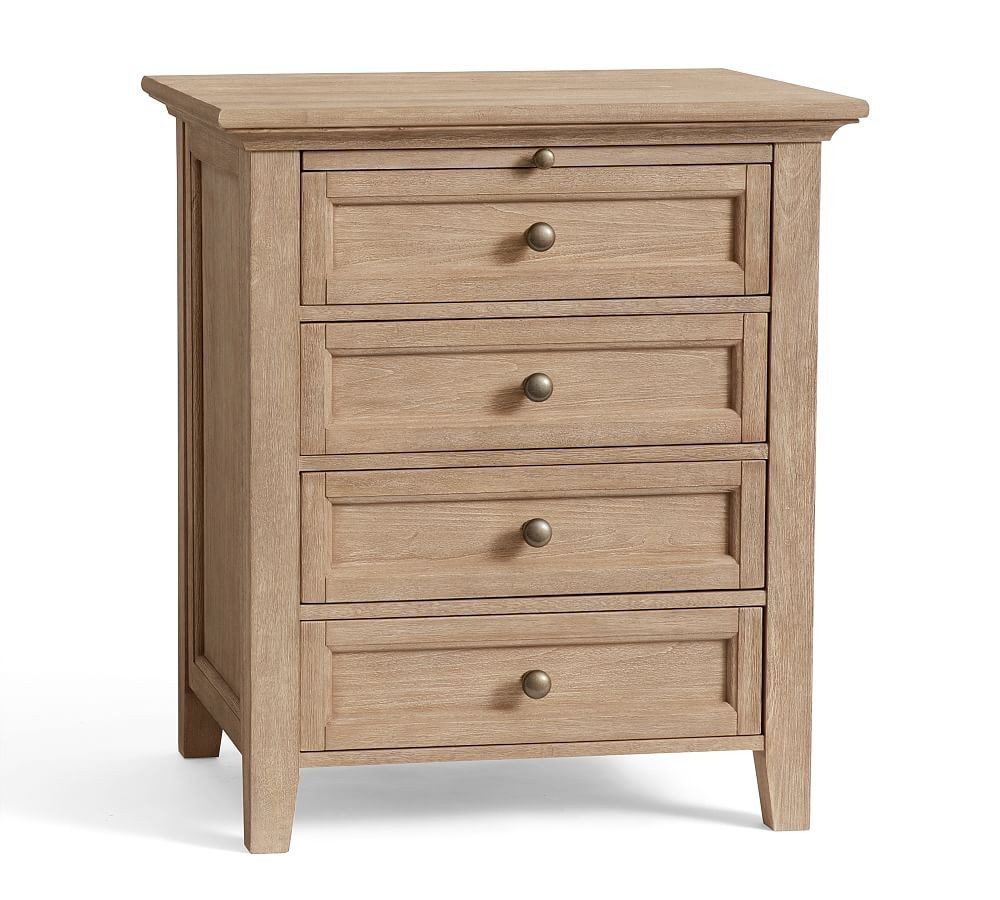 Hudson 26"" 4-Drawer Nightstand, Seadrift | Pottery Barn (US)