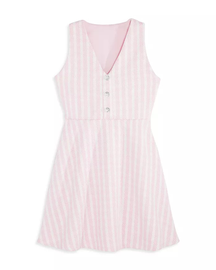 Girls' Tweed Fit and Flare Dress, Big Kid - 100% Exclusive | Bloomingdale's (US)
