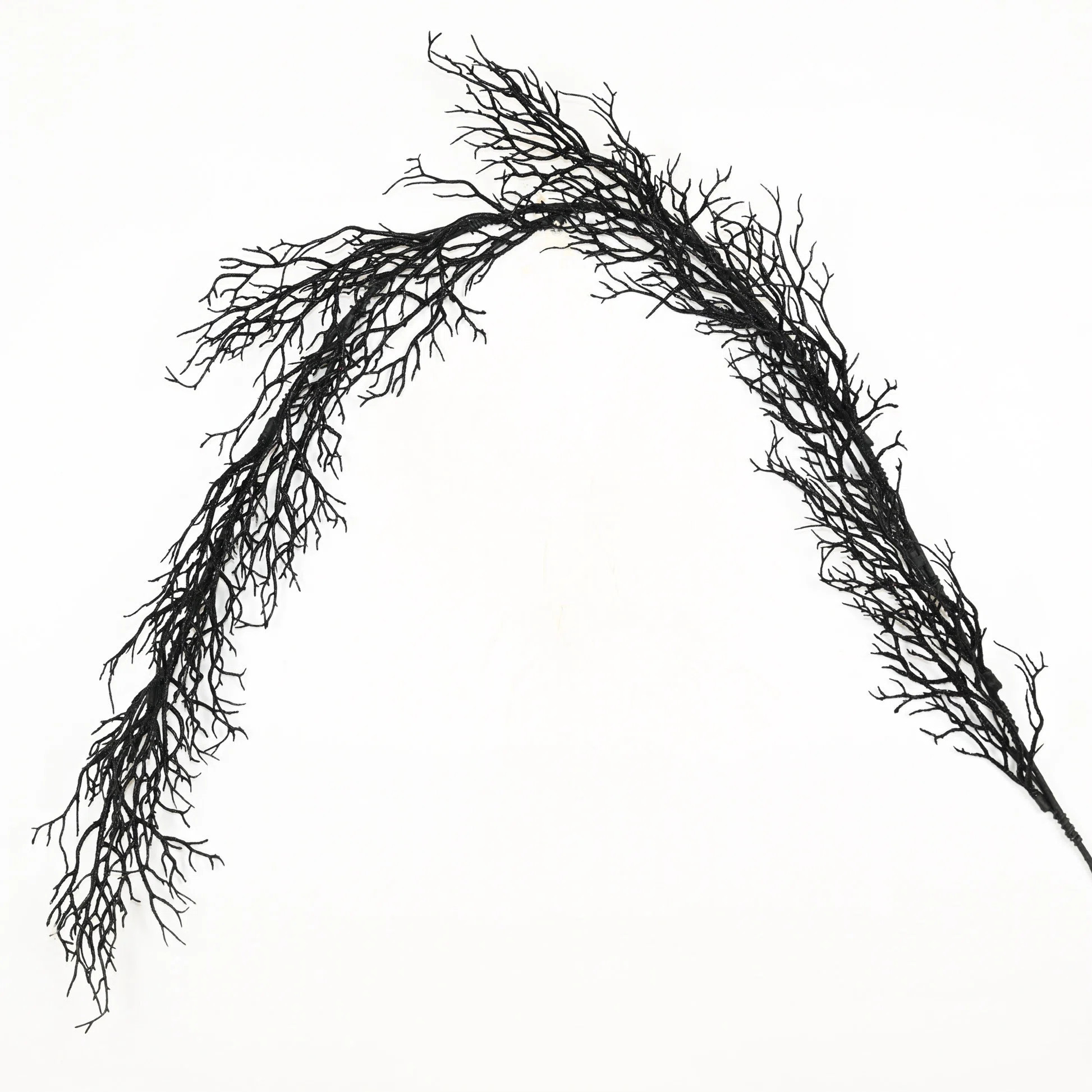 The Holiday Aisle® 6 FT Artificial Fall Autumn Halloween Garland With Long Stem Black Branch Ind... | Wayfair North America