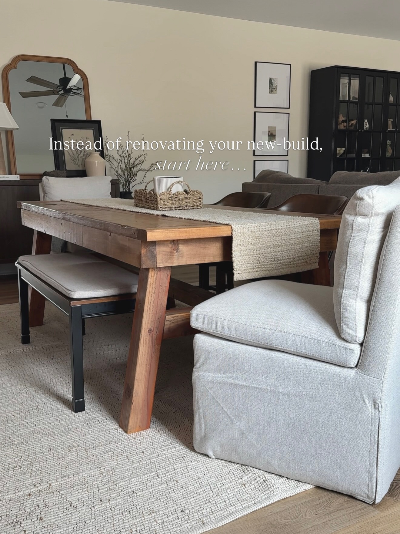 Struggling with loving your standard new-build? I GOT YOU.

Swipe for budget friendly tips on how to upgrade your home without massive renovating or no renovating at all 🤗 I have used my home as trial&error until I found the right tricks, it’s worked for me and I hope it works for you!

Comment SHOP for something you may see and like!

#renovationtips #smallentryway #frontdoordecor #diymakeover #homeinspo