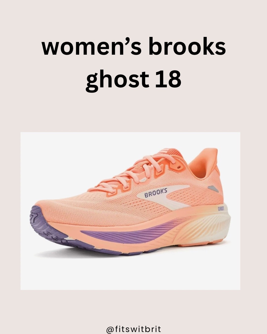 Women’s Brooks Ghost 18 Running Shoe

#LTKfitnessgoals #LTKActive #LTKselfcare
